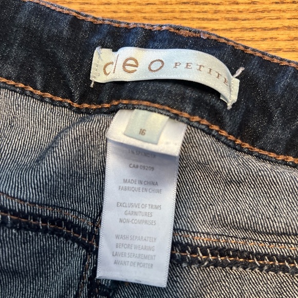 Cleo Curvy Dark Wash Flare Jeans 16 - Picture 13 of 13
